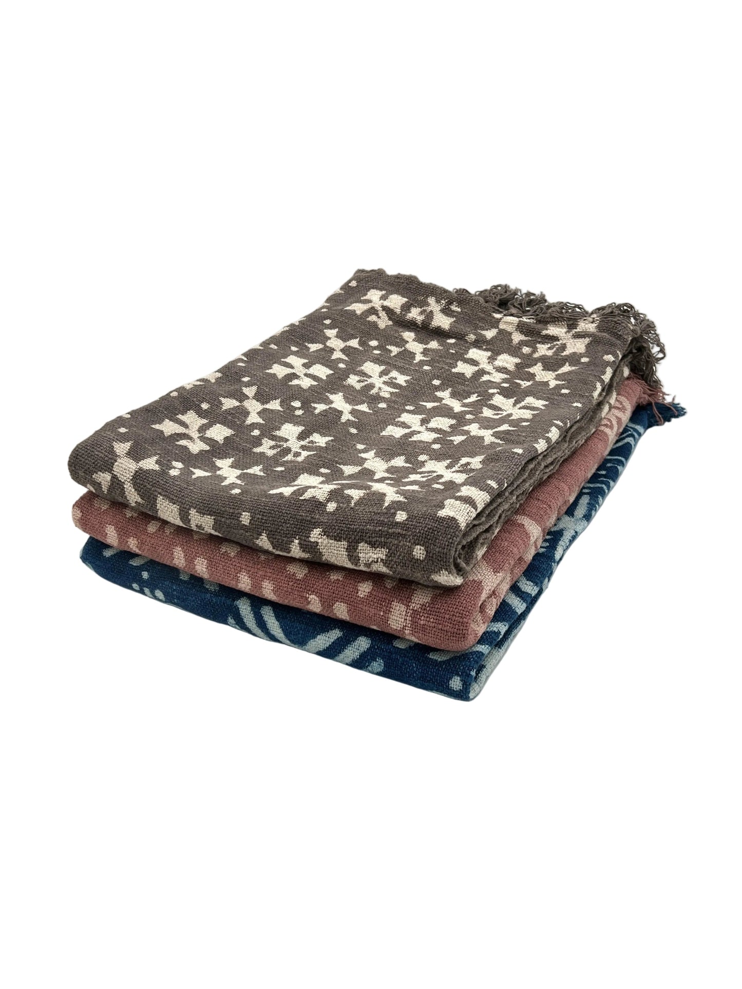 Block Print Throw Blankets