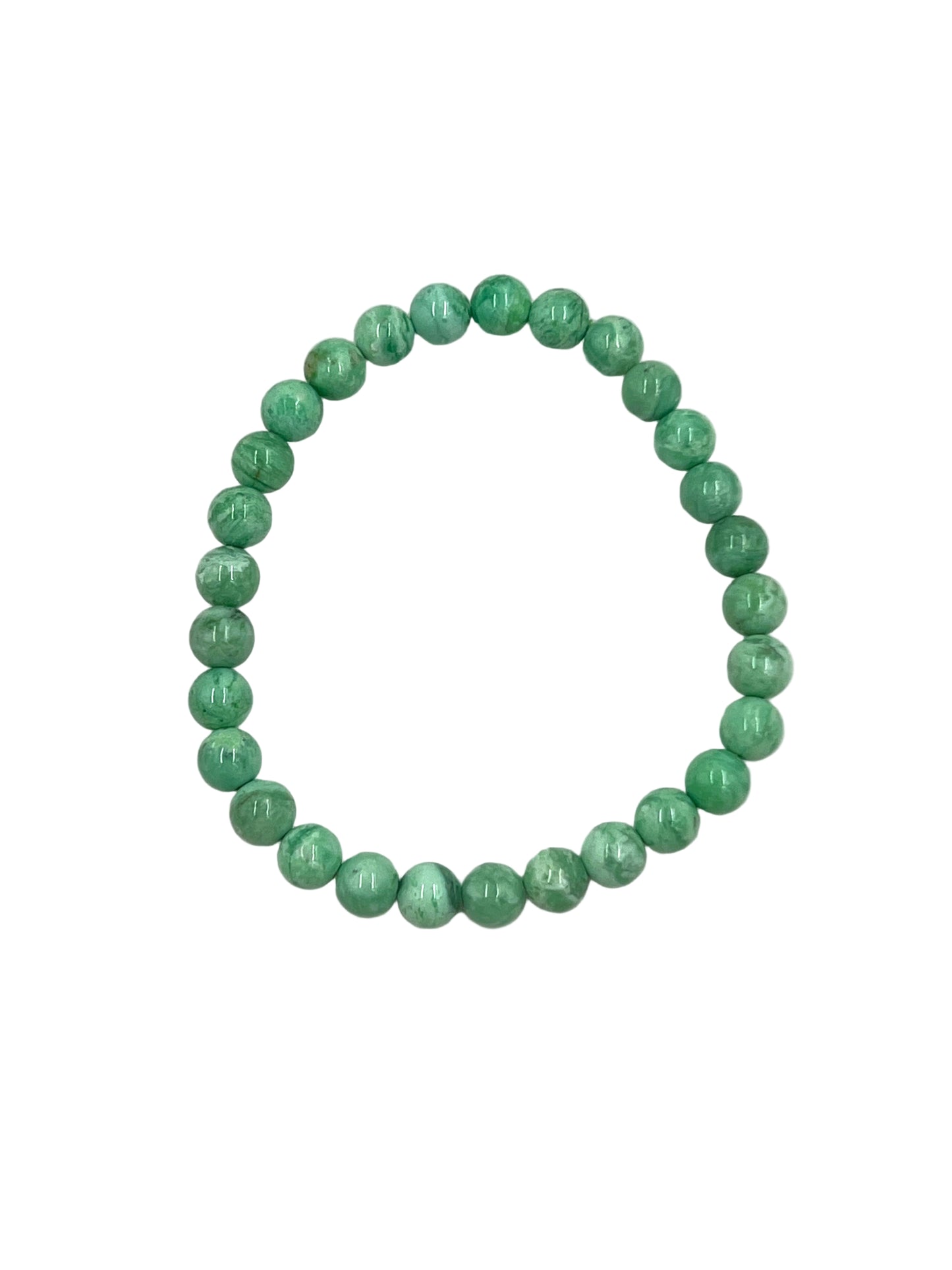 Mongolian Variscite Stretchy Beaded Bracelets