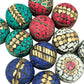 Mini Mosaic Indian Handmade Metal Jewelry Tin