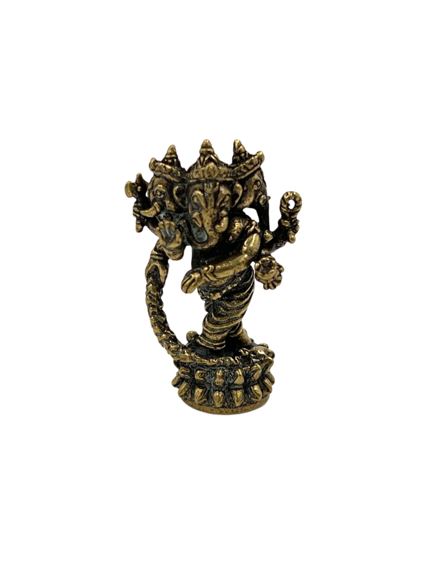 Mini Ganesh Brass Statues