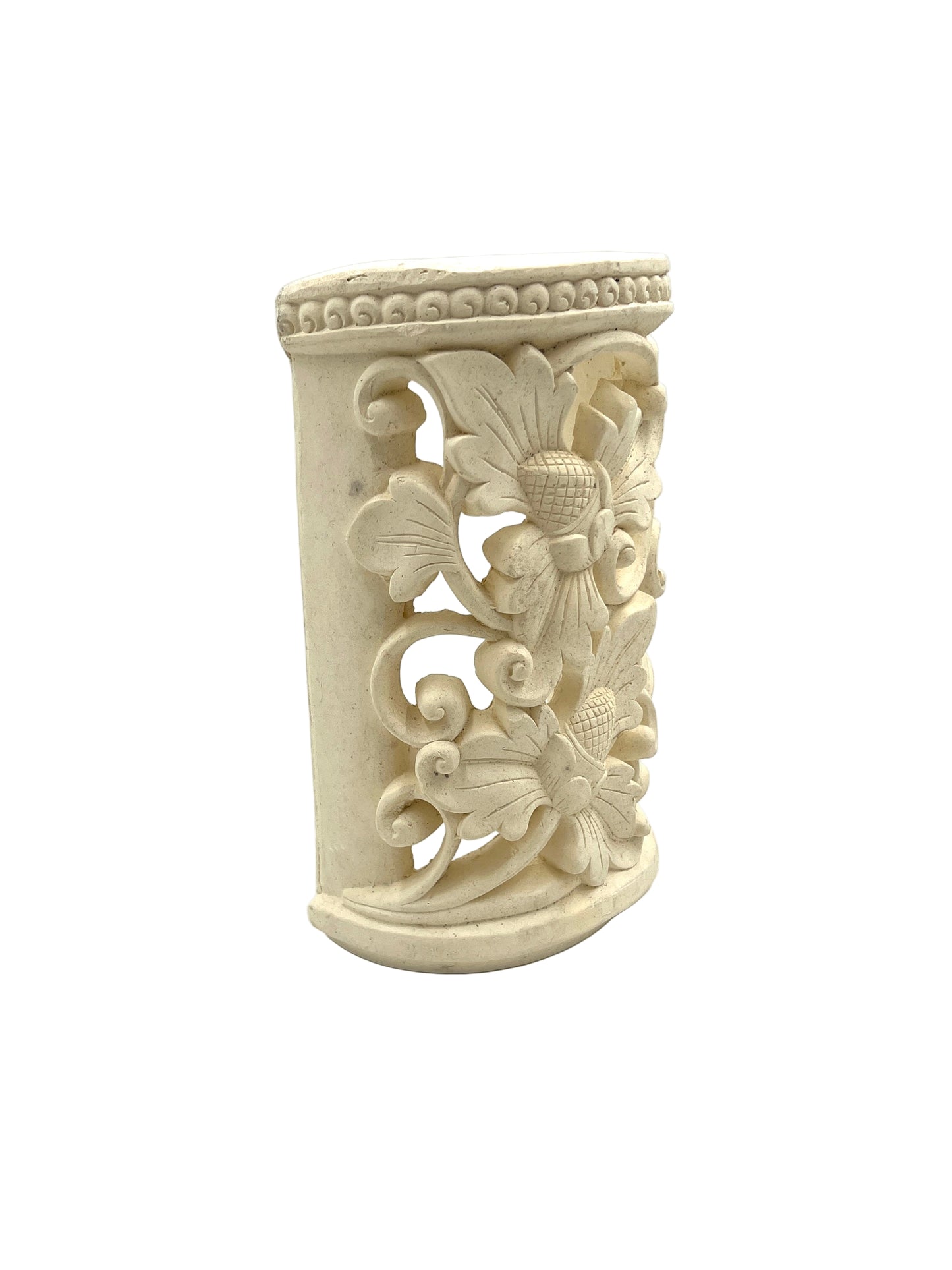 Concrete Flower Wall Sconce