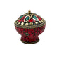 Mini Mosaic Indian Metal Jar