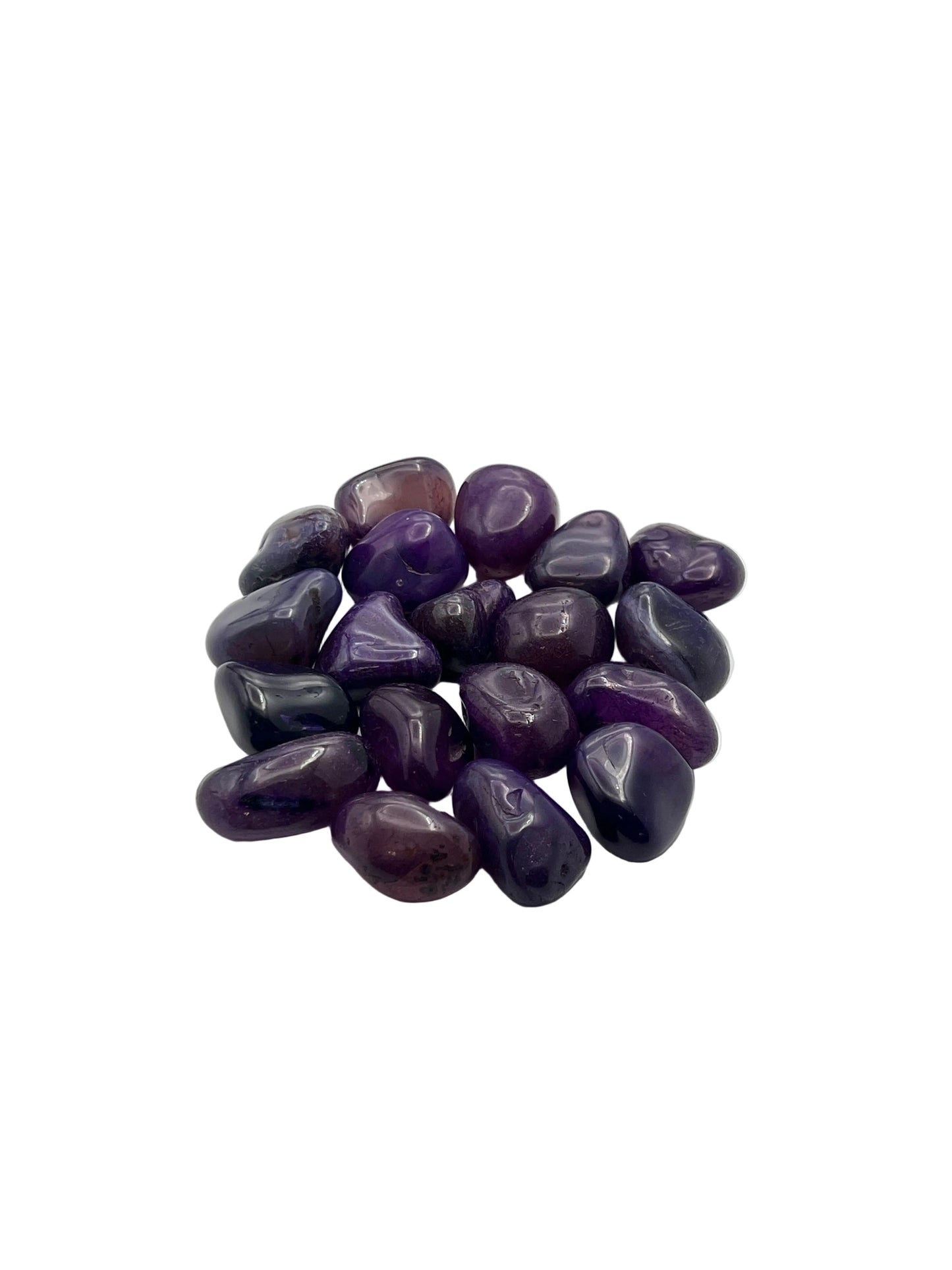 Purple Agate Tumbles