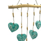 Wood Heart Mobiles