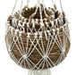 Banana Leaf White Hanging Plant Basket Sets