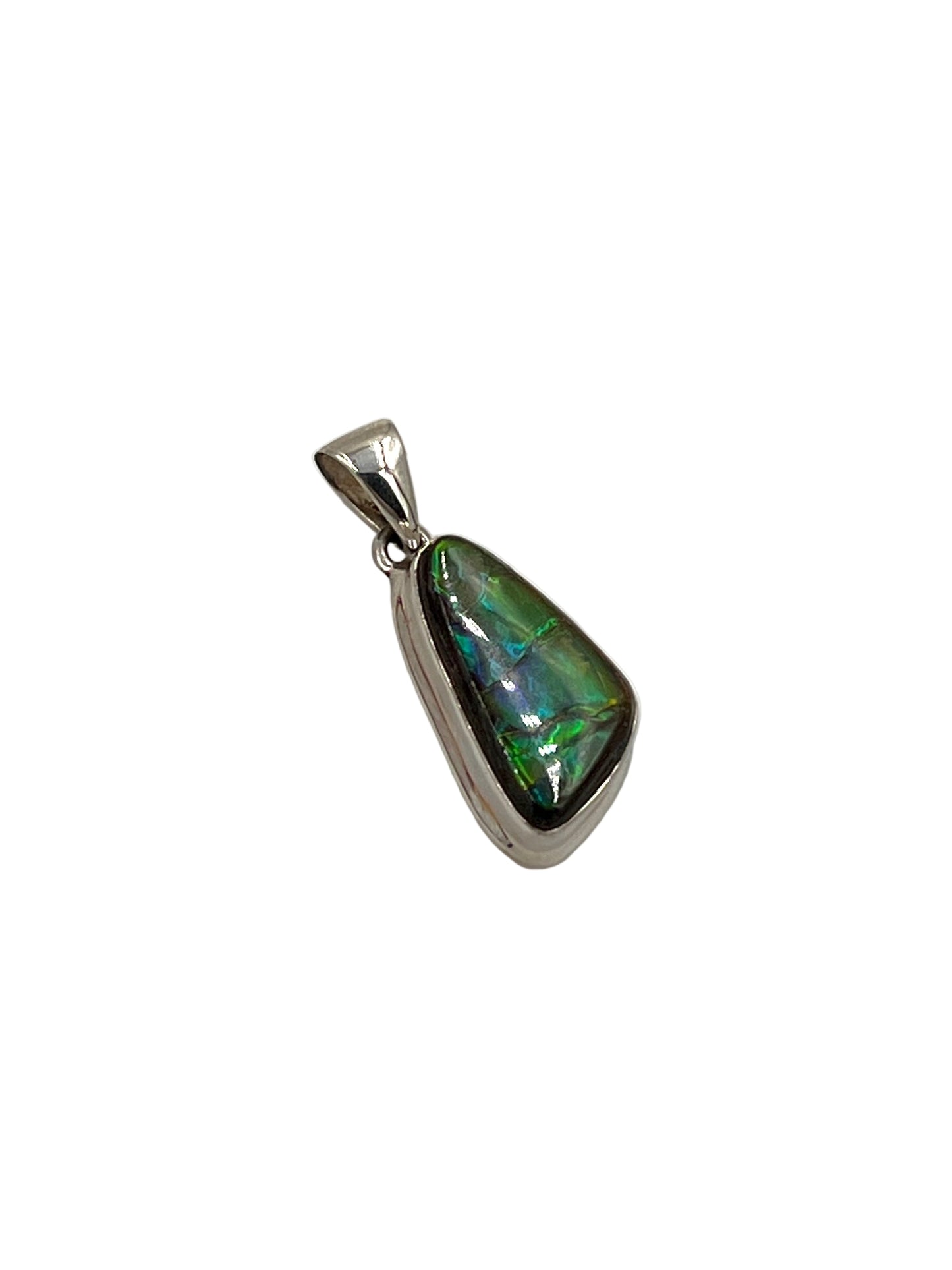 Ammolite Freeform Pendants