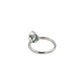 Teardrop Blue Topaz Ring