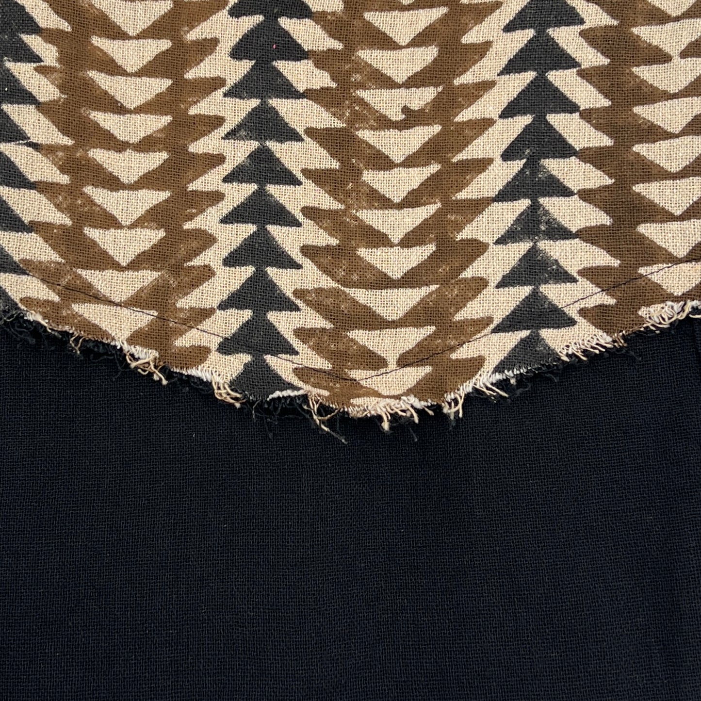 Desert Rose Block Print Maxi Skirt
