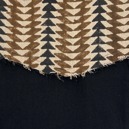 Desert Rose Block Print Maxi Skirt