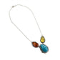 Amber & Larimar Necklace