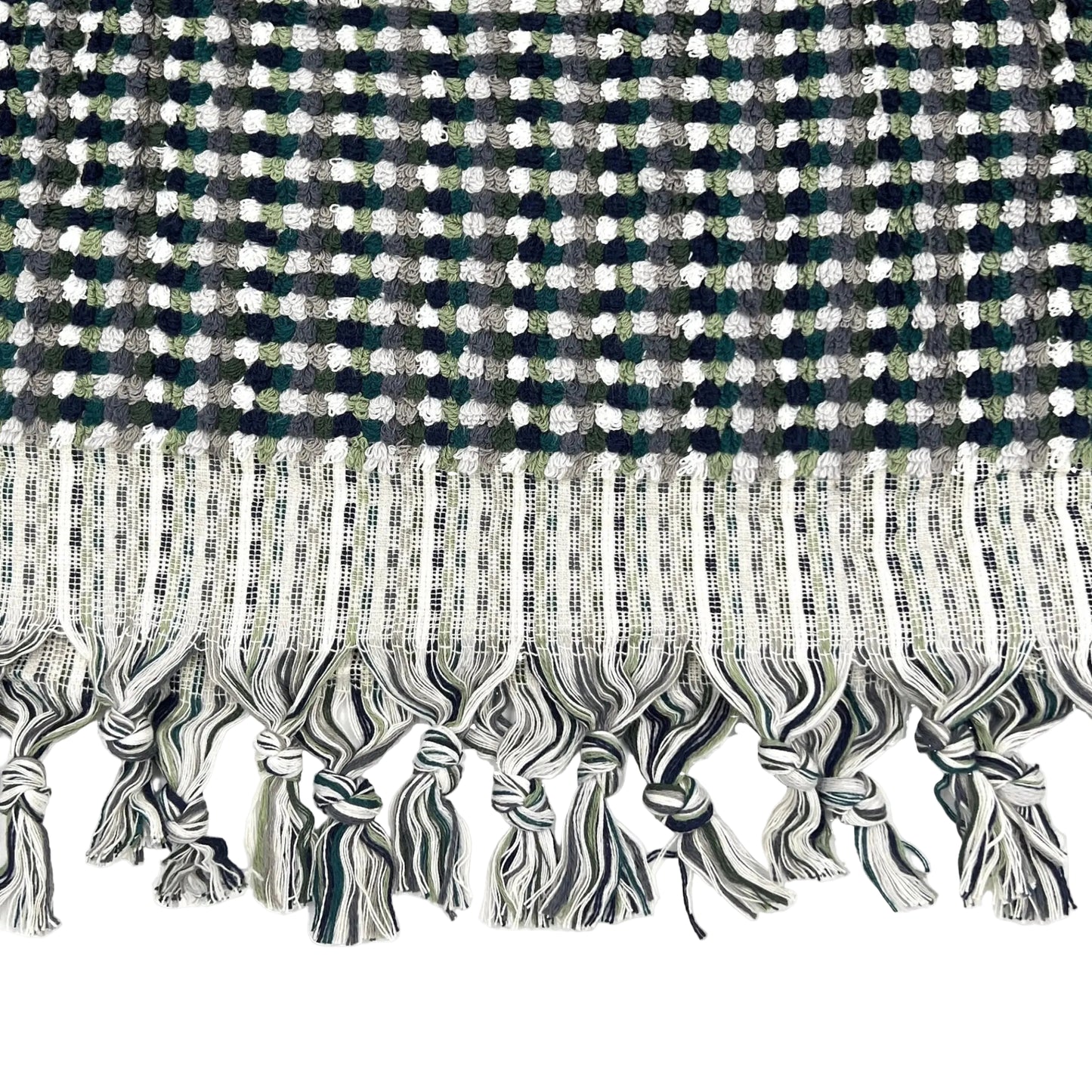 Blue Turkish Dot Spa Towels