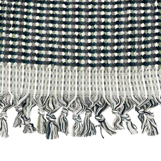 Blue Turkish Dot Spa Towels