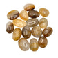 Golden Healer Quartz Palm Stones