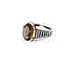Silver Zultanite Oval Side Etched Ring