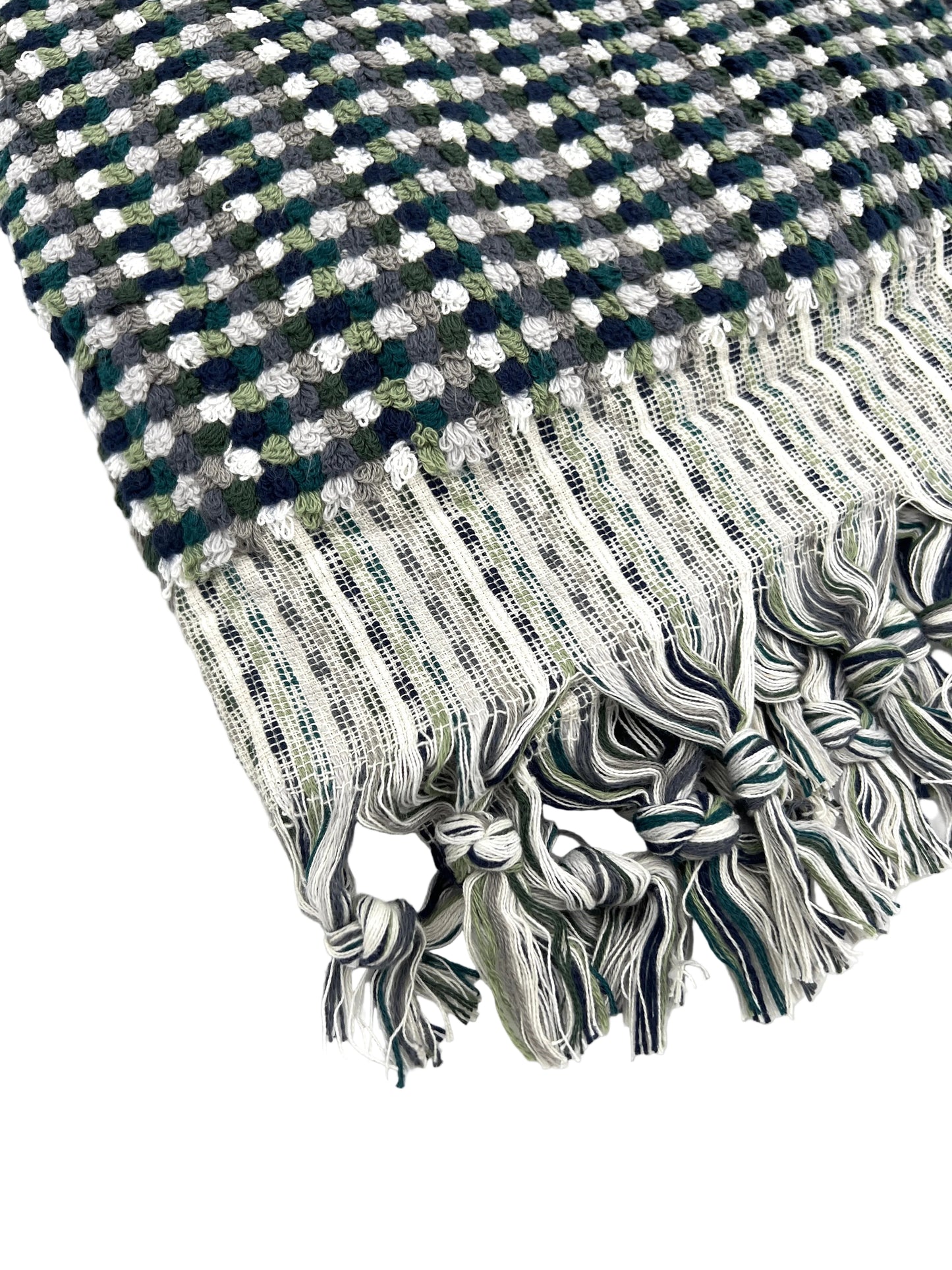 Blue Turkish Dot Spa Towels