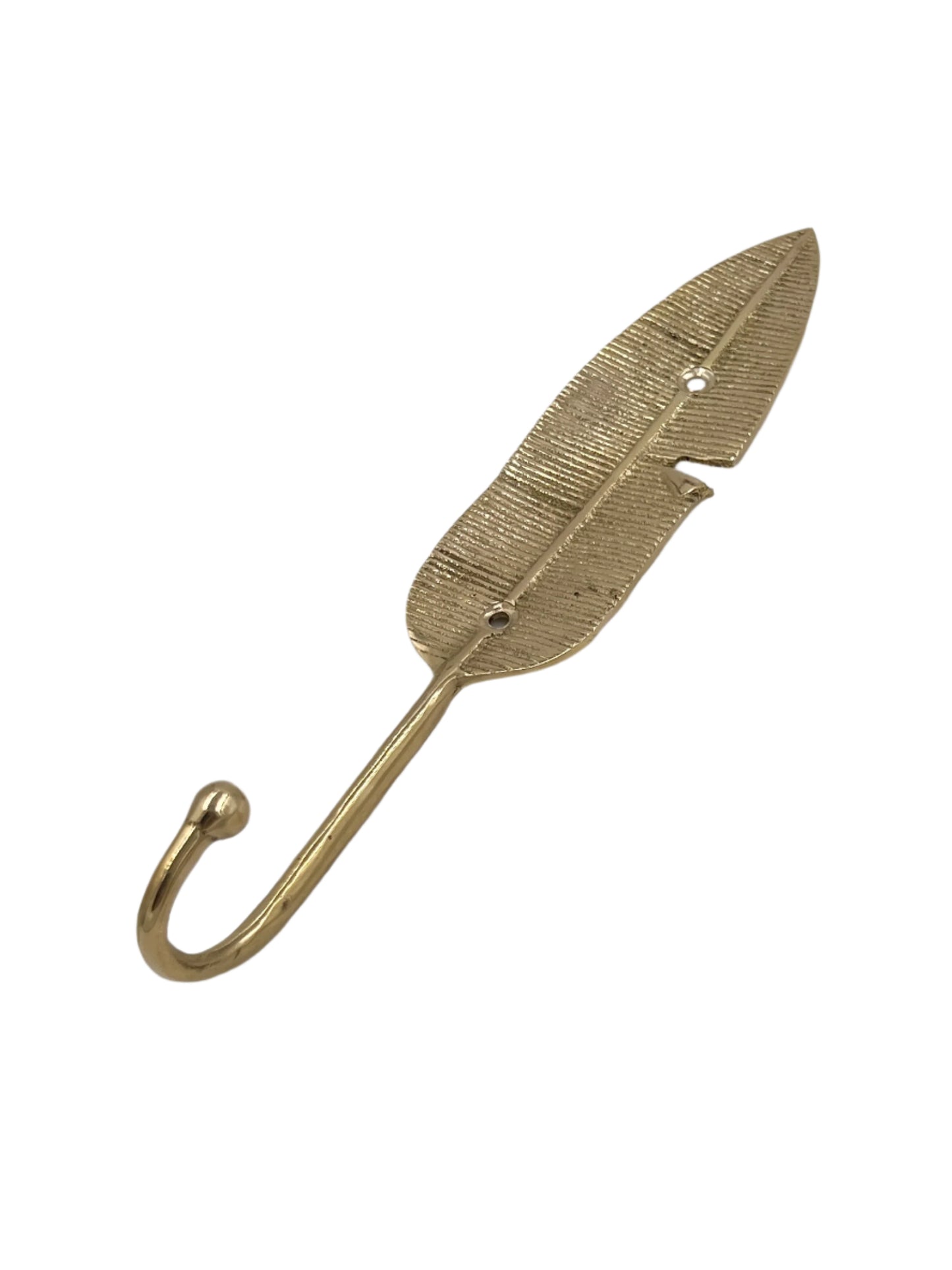 Bronze Feather Wall Hook