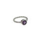 Circle Gemstone Beaded Ring