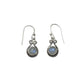 Braided Gemstone Earrings