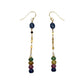 Multi Sapphire Gold Filled Earrings
