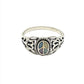 Sterling Silver Shell Peace Ring