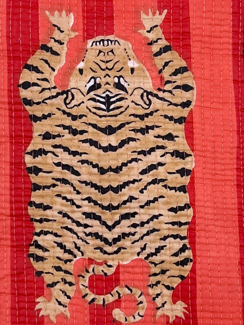 Tiger Print 3 Piece Bag Set