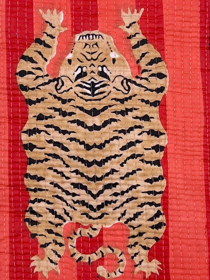 Tiger Print 3 Piece Bag Set