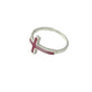 Sterling Silver Shell Cross Ring