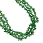 Hand Knotted Chip Green Turquoise Necklace