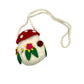 Hand felted Red Mushroom Bag