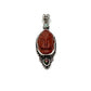 Red Jasper & Opal Quan Yin Pendants