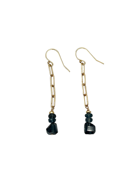 London Blue Topaz Gold Filled Earrings