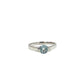 Circle Blue Topaz Ring