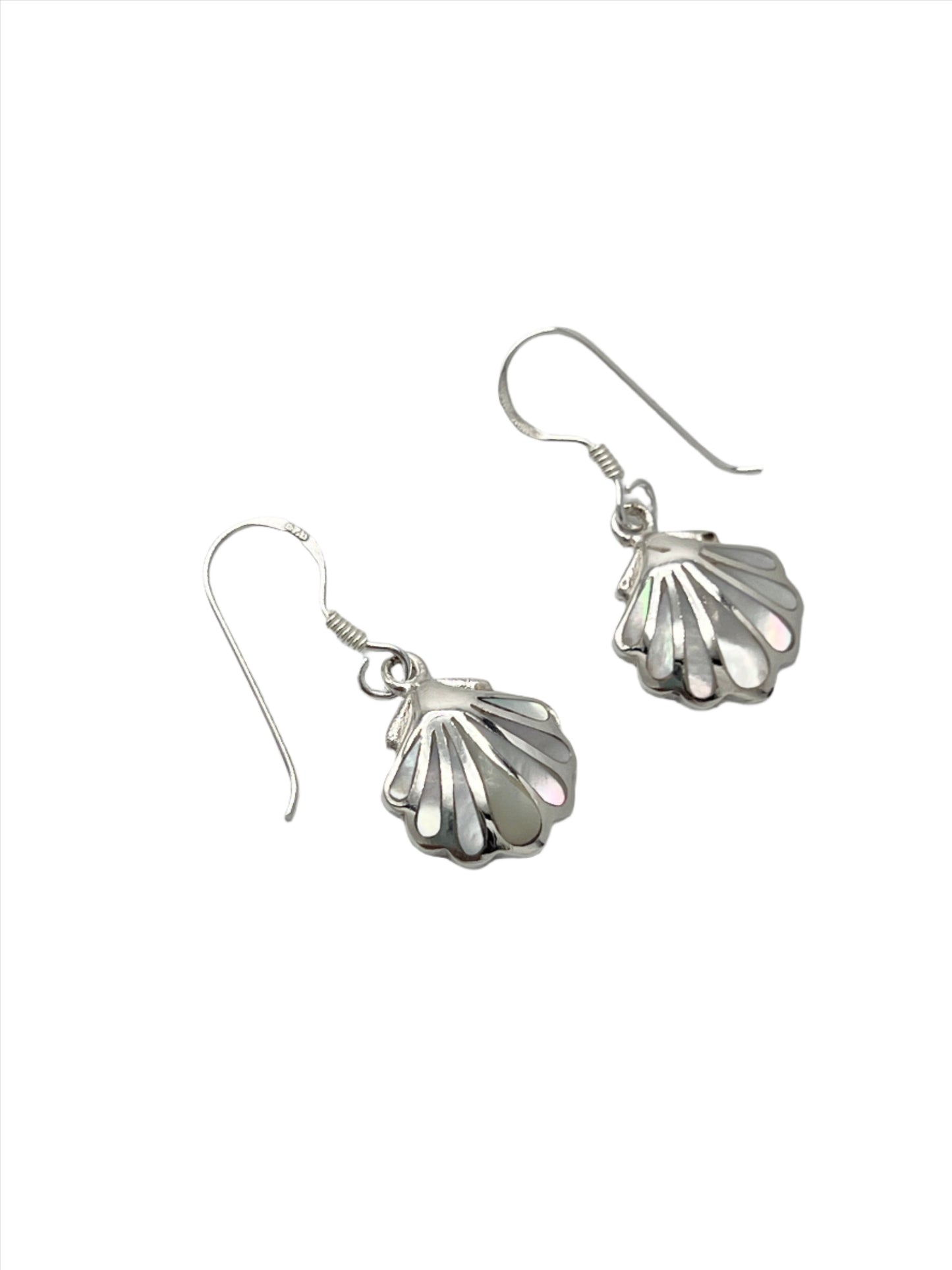 Sterling Silver Shell Earrings