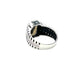 Silver Zultanite Rectangle Ring