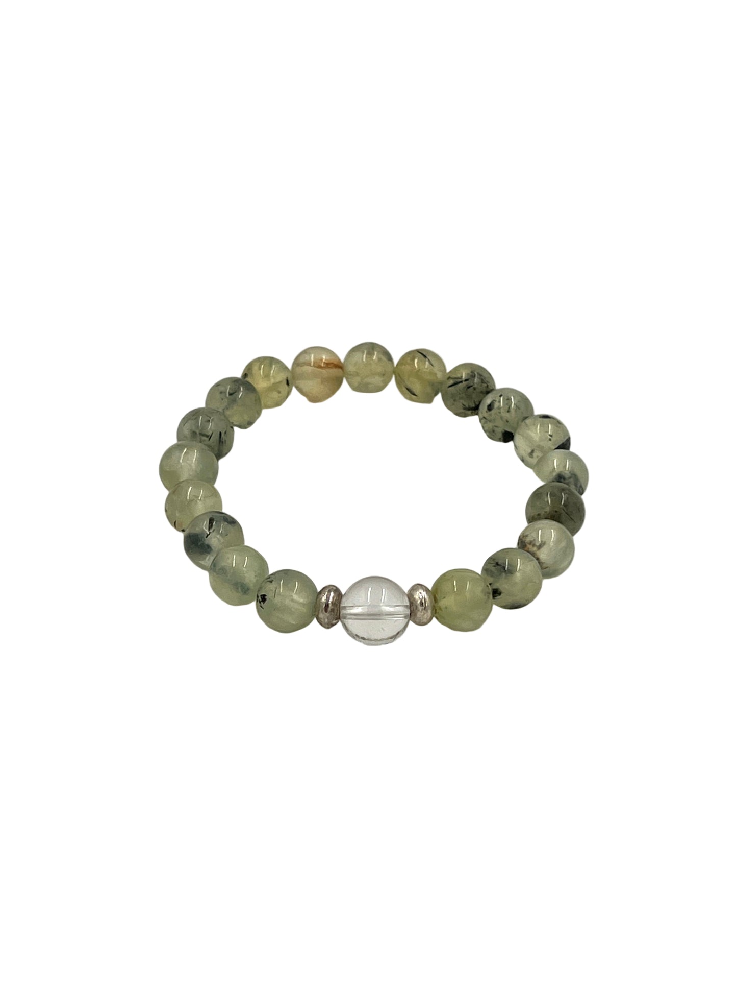 Prehnite & Epidote Stretchy Bracelet