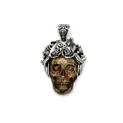 Bertha Skull Gemstone Pendants