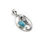 Sterling Silver Sea Creature Larimar Pendants