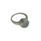 Sterling Silver Moonstone Royal Ring