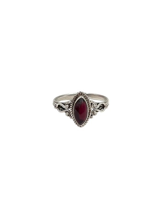 Garnet Marquise Ring
