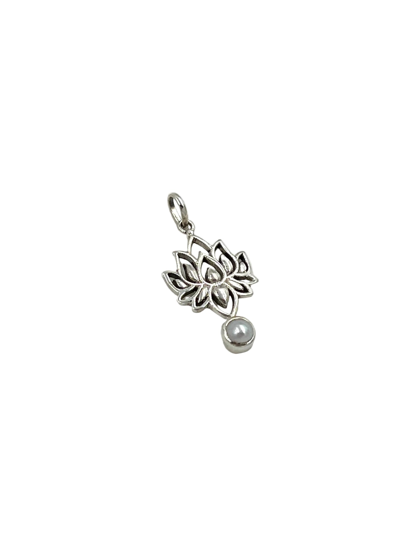 Gemstone Lotus Pendants