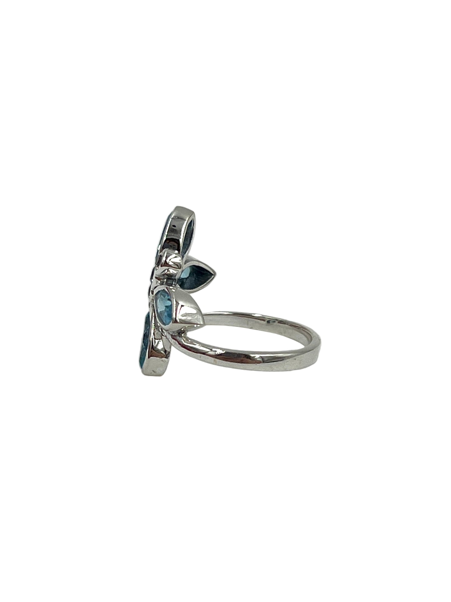 Dragonfly Sky Blue Topaz Ring