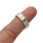 Sterling Silver Etched Band Ring