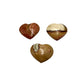 Polychrome Jasper Hearts