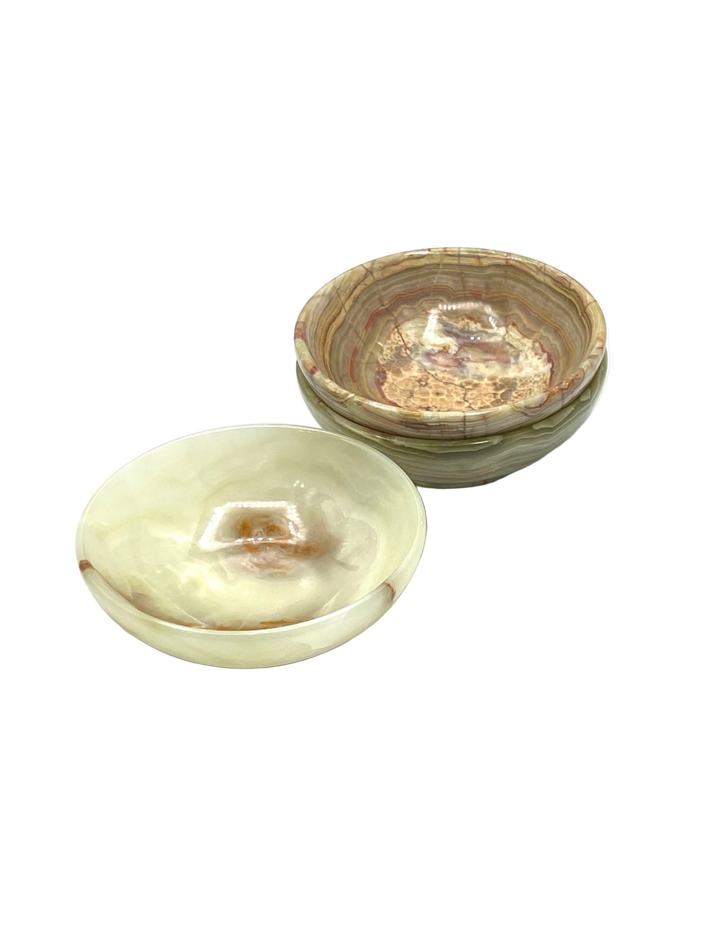 Carved Onyx Offering Bowls