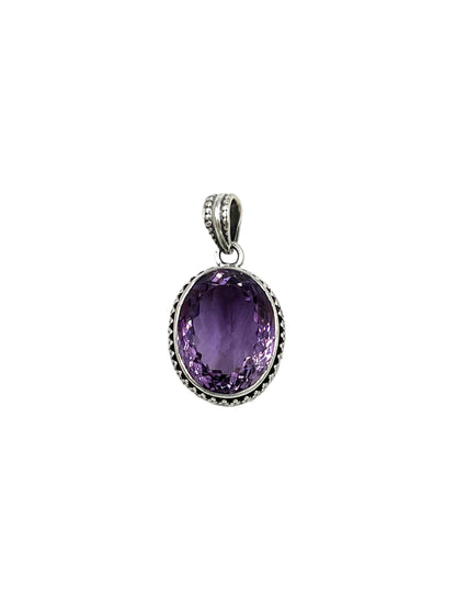 Silver Amethyst Pendants