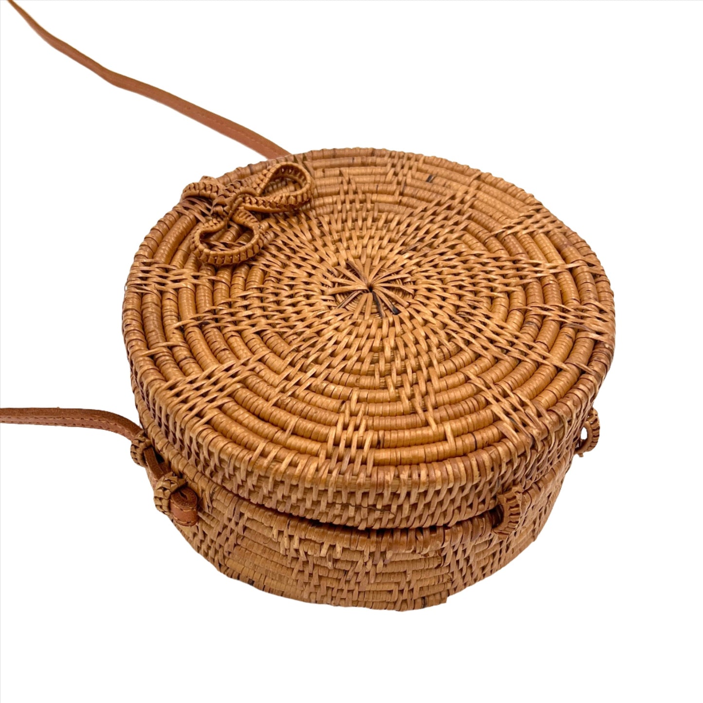 Hand Woven Ada Grass Bag w Bow