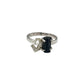 Black Tourmaline & Pakimer Diamond Rings