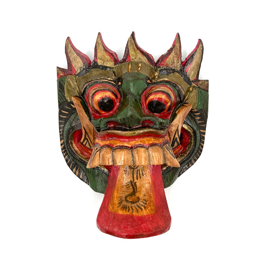 Hand Carved & Painted Barong Masks