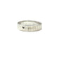 Sterling Silver Flat Hammered Ring