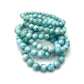 Larimar Round Beaded Stretchy Bracelets